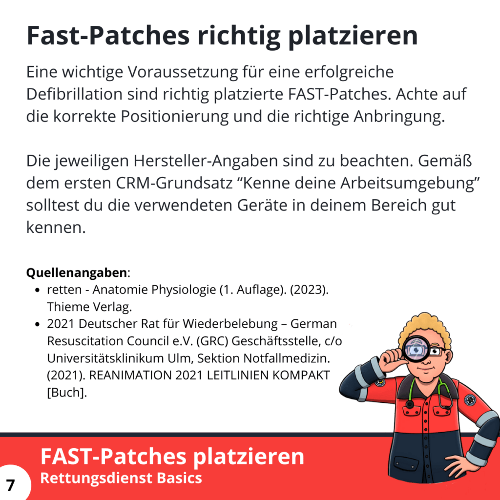 Fast Patches richtig platzieren