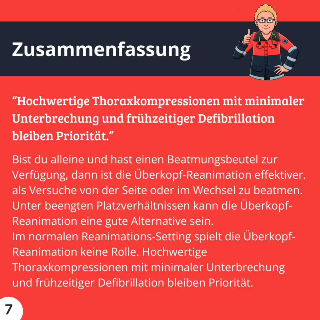 Zusammenfassung Überkopfreanimation