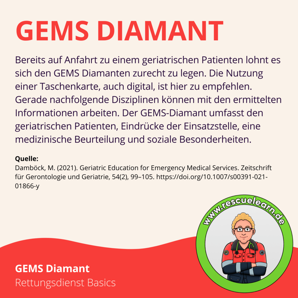 GEMS Diamant für den Rettungsdienst Zusammenfassung